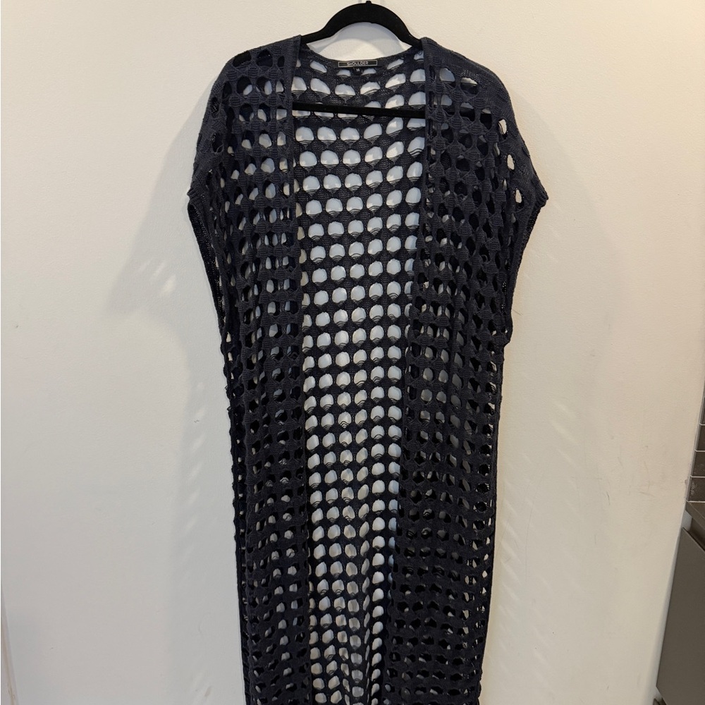 Crochet Open-Front Duster - Picture 7 of 10